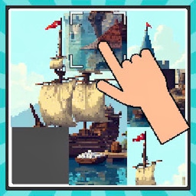 Pixel Slide Puzzle By Gamepix