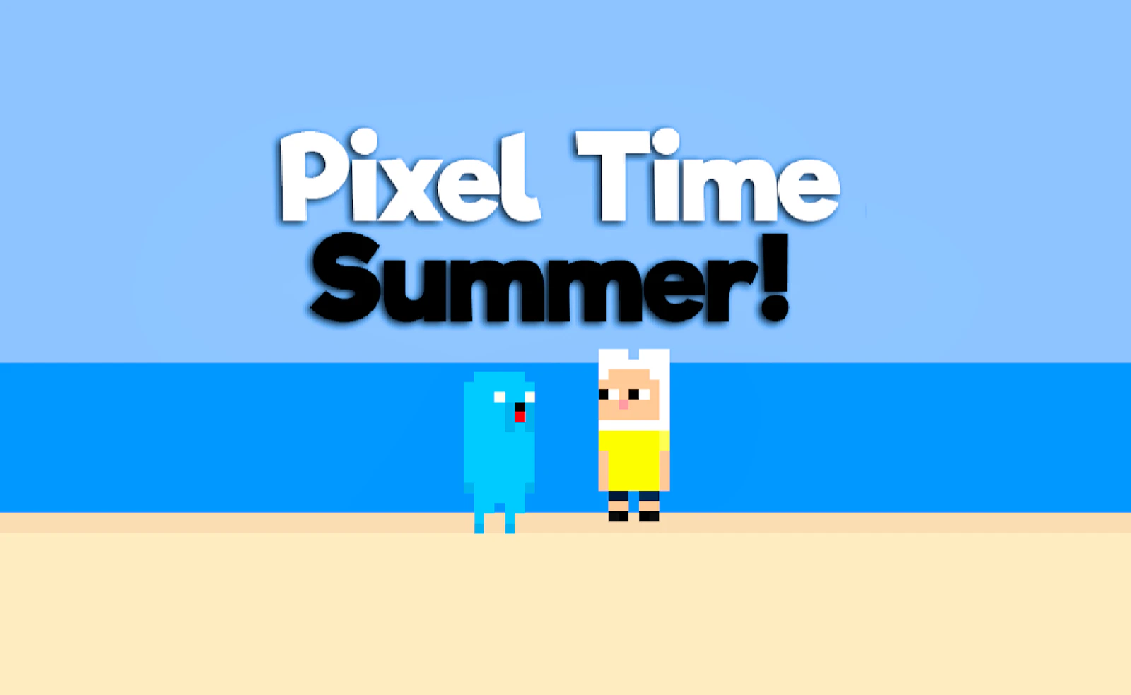 Pixel Time Summer — free online two player game on Glaze Games