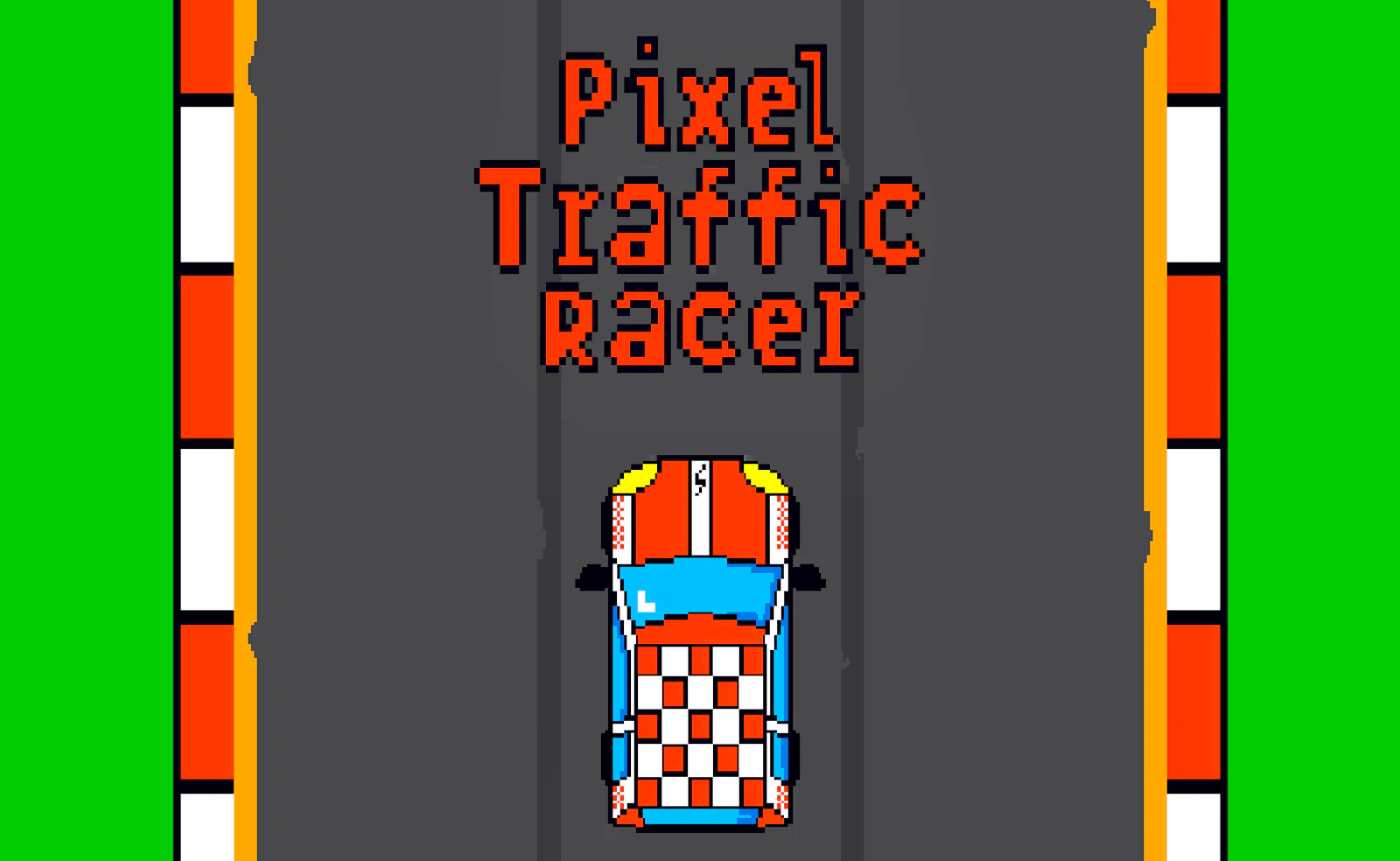 Pixel Traffic Racer — free online racing game on Glaze Games