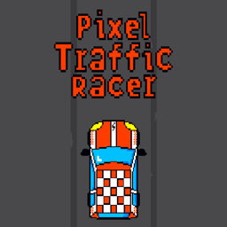 Pixel Traffic Racer Online racing Games on taptohit.com
