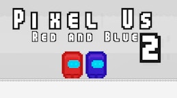 Pixel Us Red and Blue 2