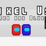 Pixel Us Red and Blue 2