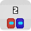 PIXEL US RED AND BLUE 2