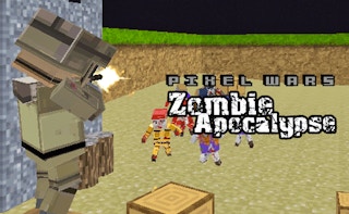 Pixel Wars Apocalypse Zombie game cover