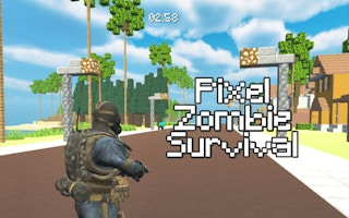 Pixel Zombie Survival game cover