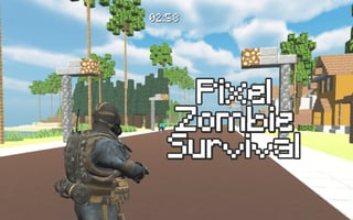 Pixel Zombie Survival game cover