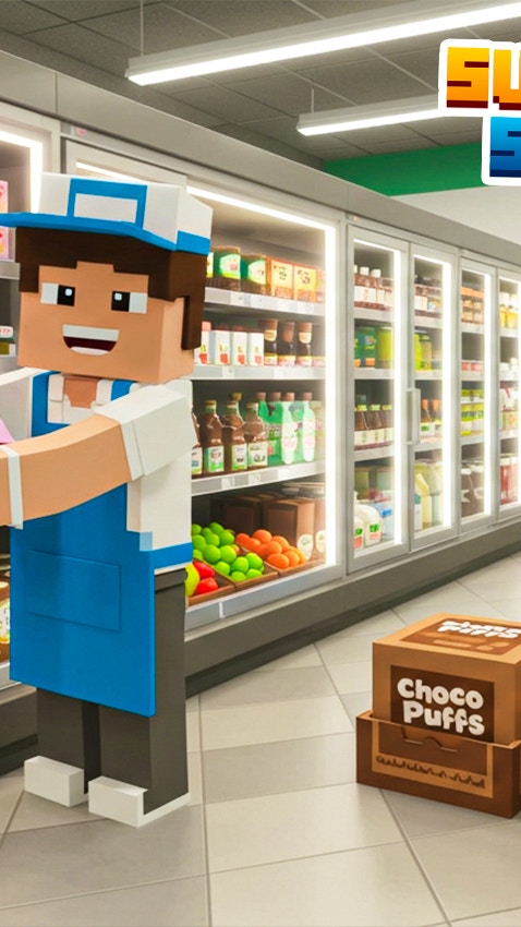 Pixels Supermarket Simulator