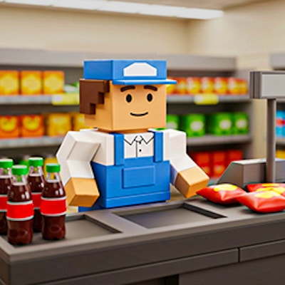 Pixels Supermarket Simulator By Gamepix