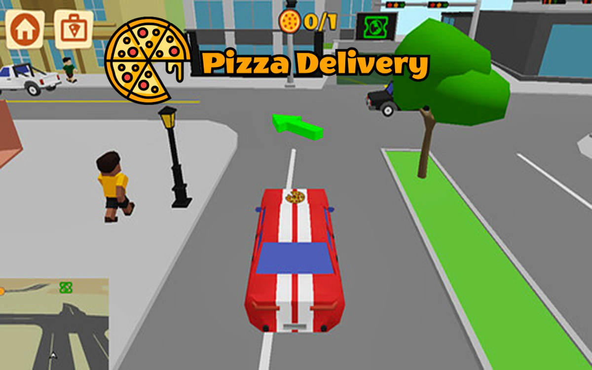 Play Vortelli's Pizza Delivery — free online Car game