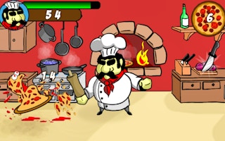 Pizza Hunter Crazy Chef Kitchen game cover