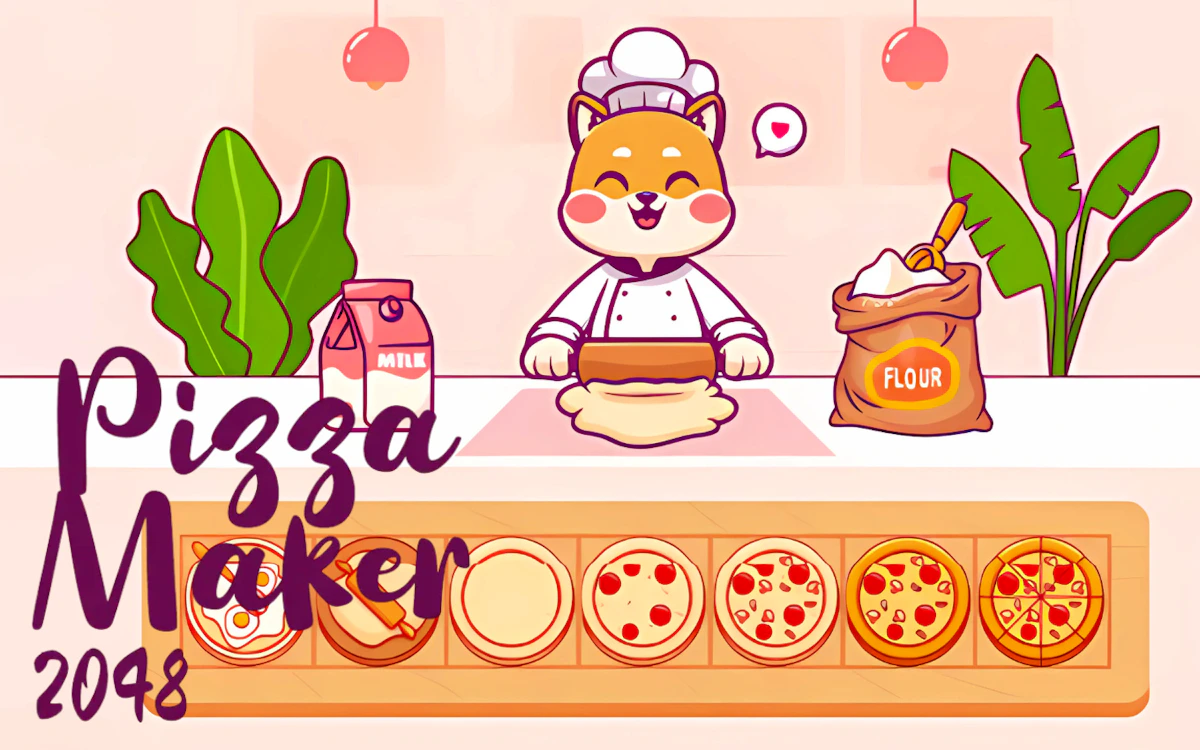 Play Pizza Maker 2048 — free online 2048 game