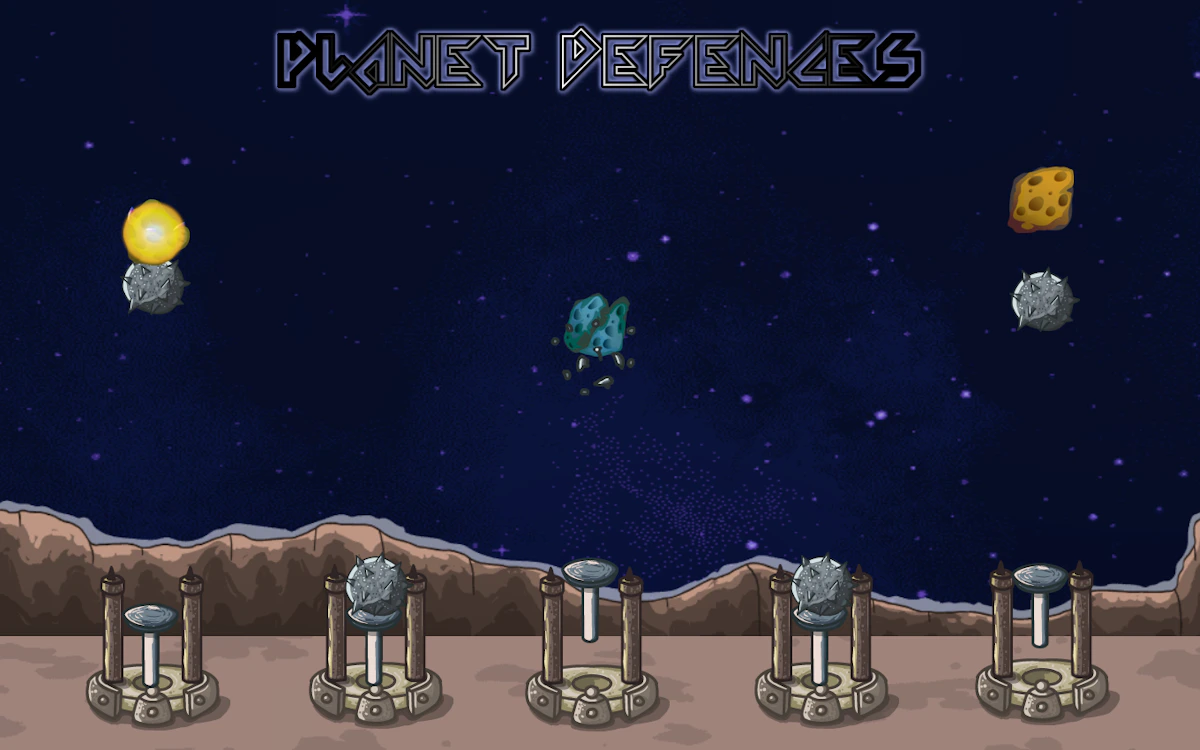 Play Planet Defences — free online Arcade game