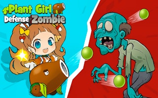 Plant Girl Defense Zombie game cover