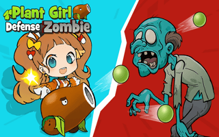 Plant Girl Defense Zombie game cover