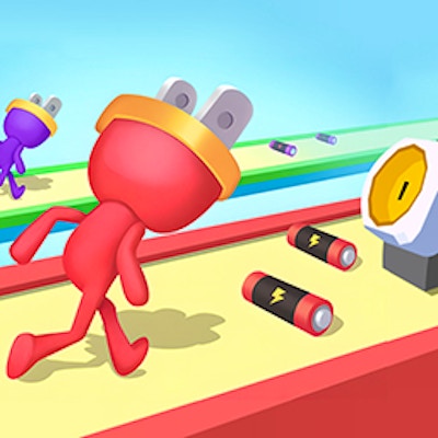 Plug Man Giant Race By Gamepix