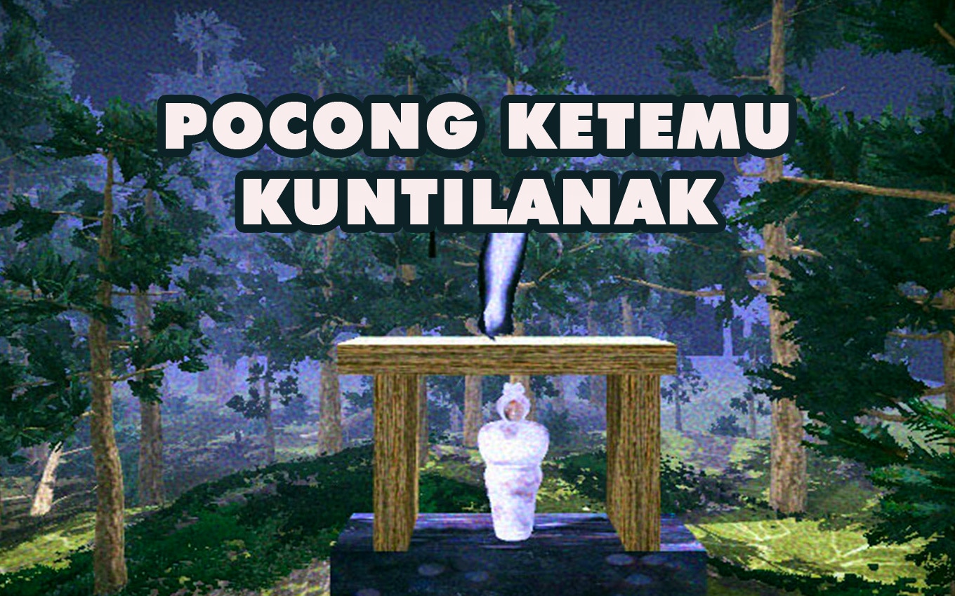 Pocong Ketemu Kuntilanak