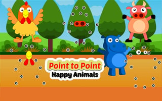 Point To Point Happy Animals game cover