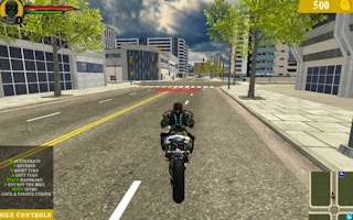 Police Bike City Simulator game cover