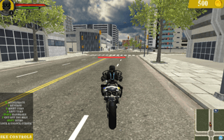 Police Bike City Simulator game cover