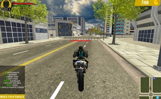 Police Bike City Simulator