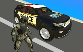 Police Car Chase Game game cover
