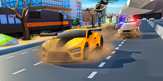 Police Car Chase ZigZag Escape 3D Driving Game thumbnail