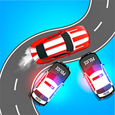 Police Car Chase ZigZag Escape 3D Driving Game By Gamepix