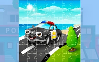 Police Cars Jigsaw Game game cover