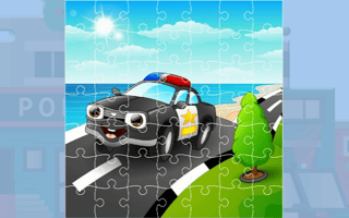 Police Cars Jigsaw Game game cover