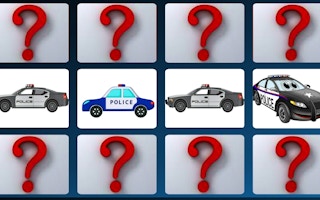 Police Cars Memory game cover