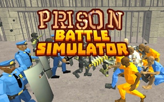 Battle Simulator - Police Prison  game cover