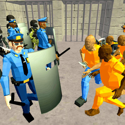 Battle Simulator - Police Prison By Gamepix