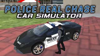 Police Real Chase Car Simulator game cover