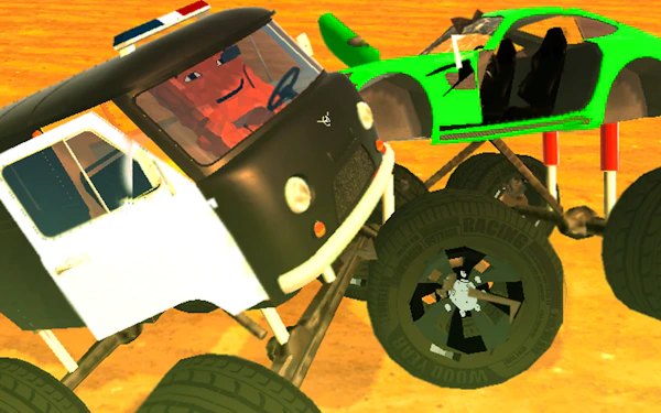 Police VS Bandits Monster Truck