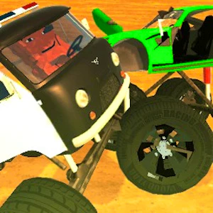 Police VS Bandits Monster Truck Thumbnail