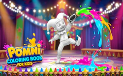 Pomni Coloring Book for Kids