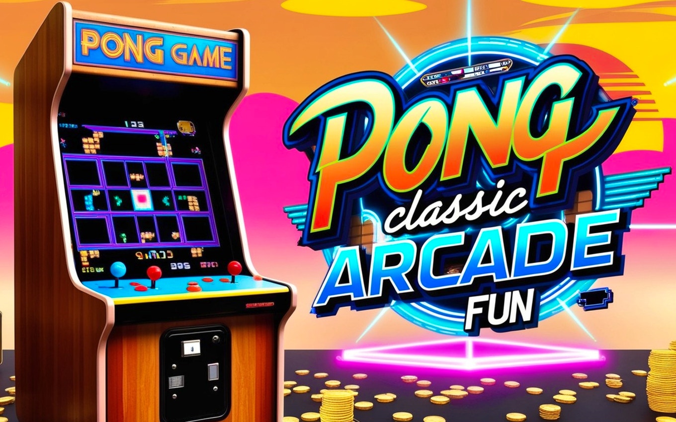 Pong Game Classic Arcade Fun!