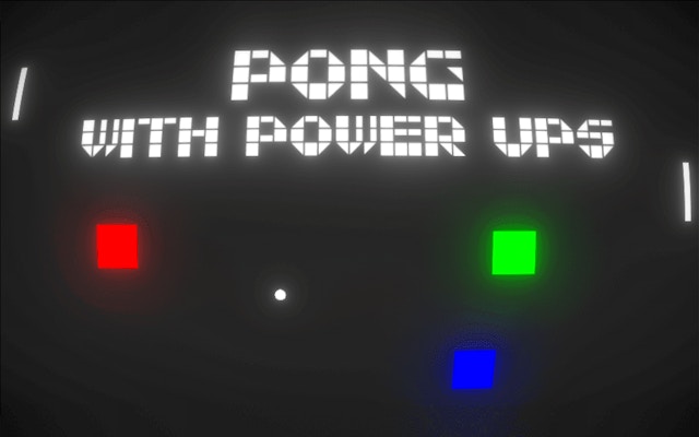 Pong with Power Ups game