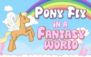 Pony Fly in a Fantasy World