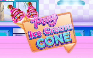 Pony Ice Cream Cone