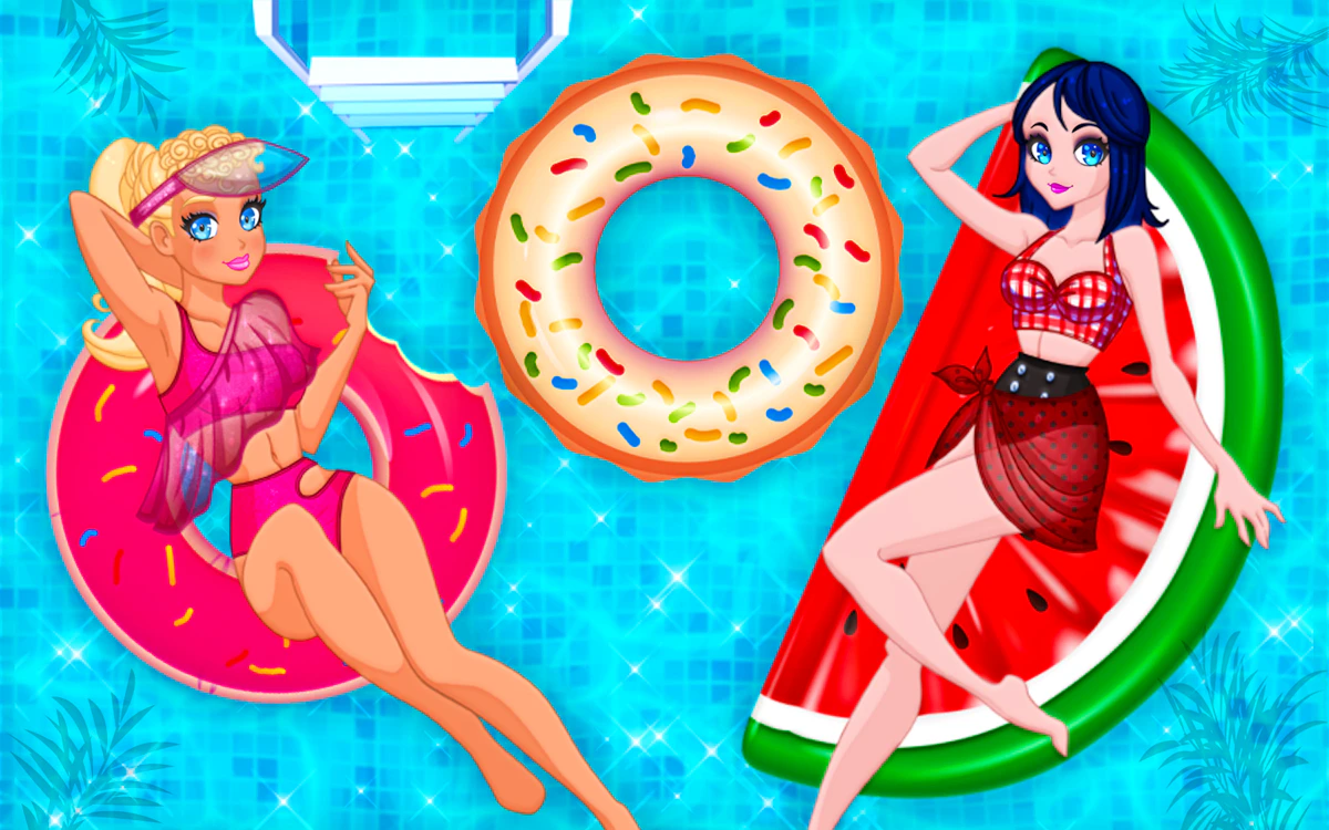 Play Pool Float Party — free online Games For Girls game
