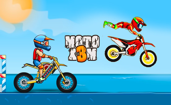 Moto X3m Pool Party 🕹️ Play Now on GamePix