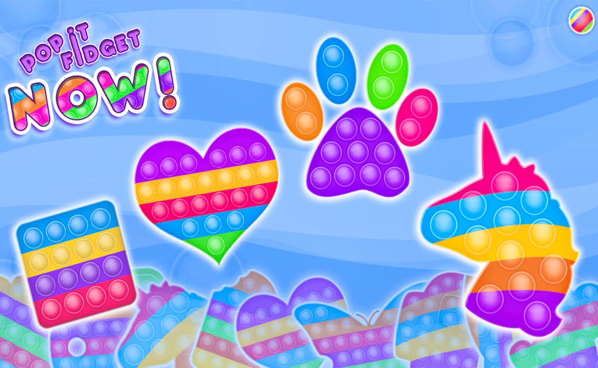 Play Pop It Fidget Now — free online Kids game