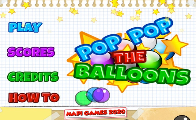 Pop Pop The Balloons