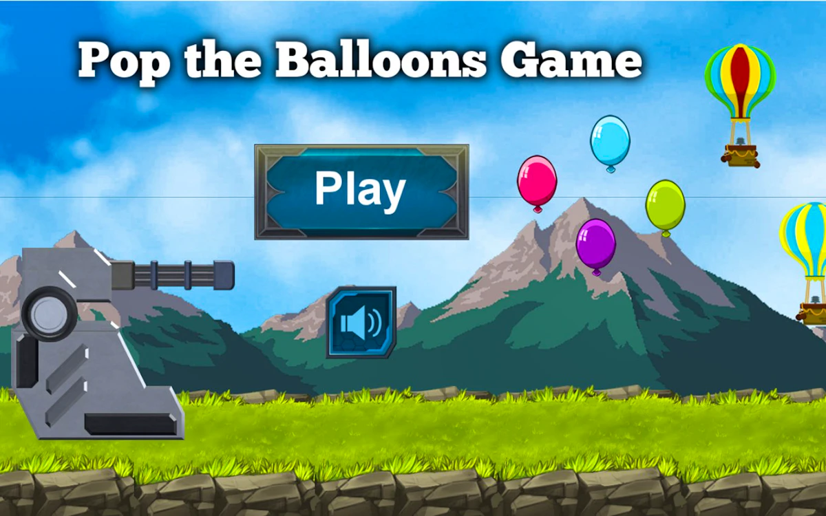 Play Pop the Balloons Game — free online Skill game