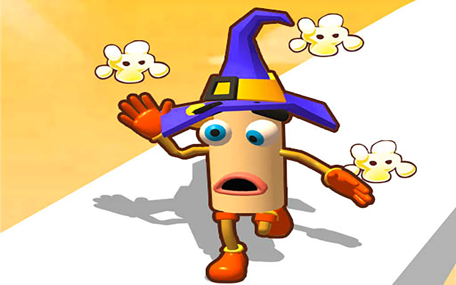Popcorn Race 3D — free online arcade game on Glaze Games