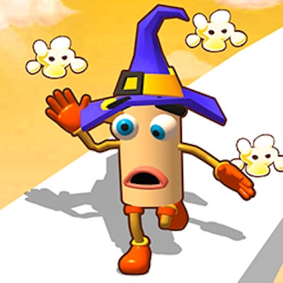 Popcorn Race 3D By Gamepix