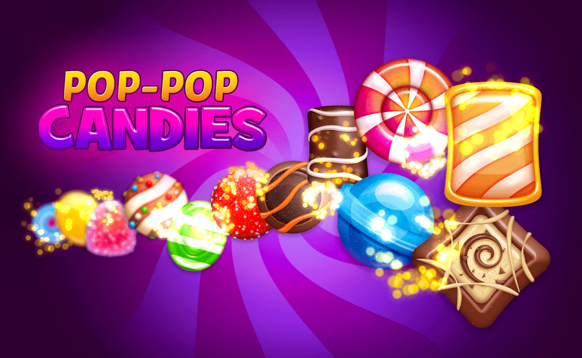 Play Pop-Pop Candies — free online Arcade game