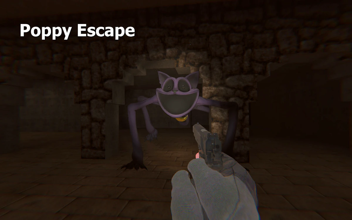 Play Poppy Escape — free online First Person Shooter game