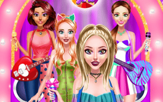 Popstar Girls Dress Up game cover